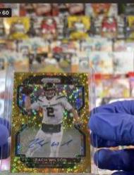 Zach Wilson [Autograph Gold Prizm] #332