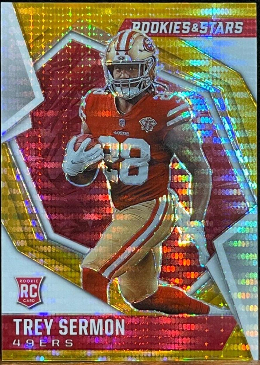 Trey Sermon [Gold Pulsar Prizm] #124
