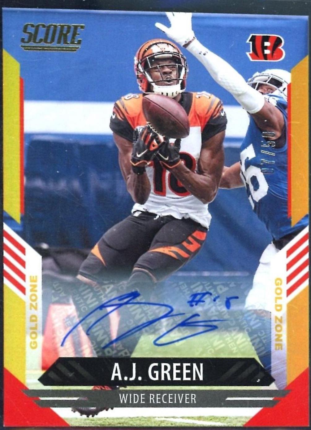 A. J. Green [Signature Gold Zone] #101