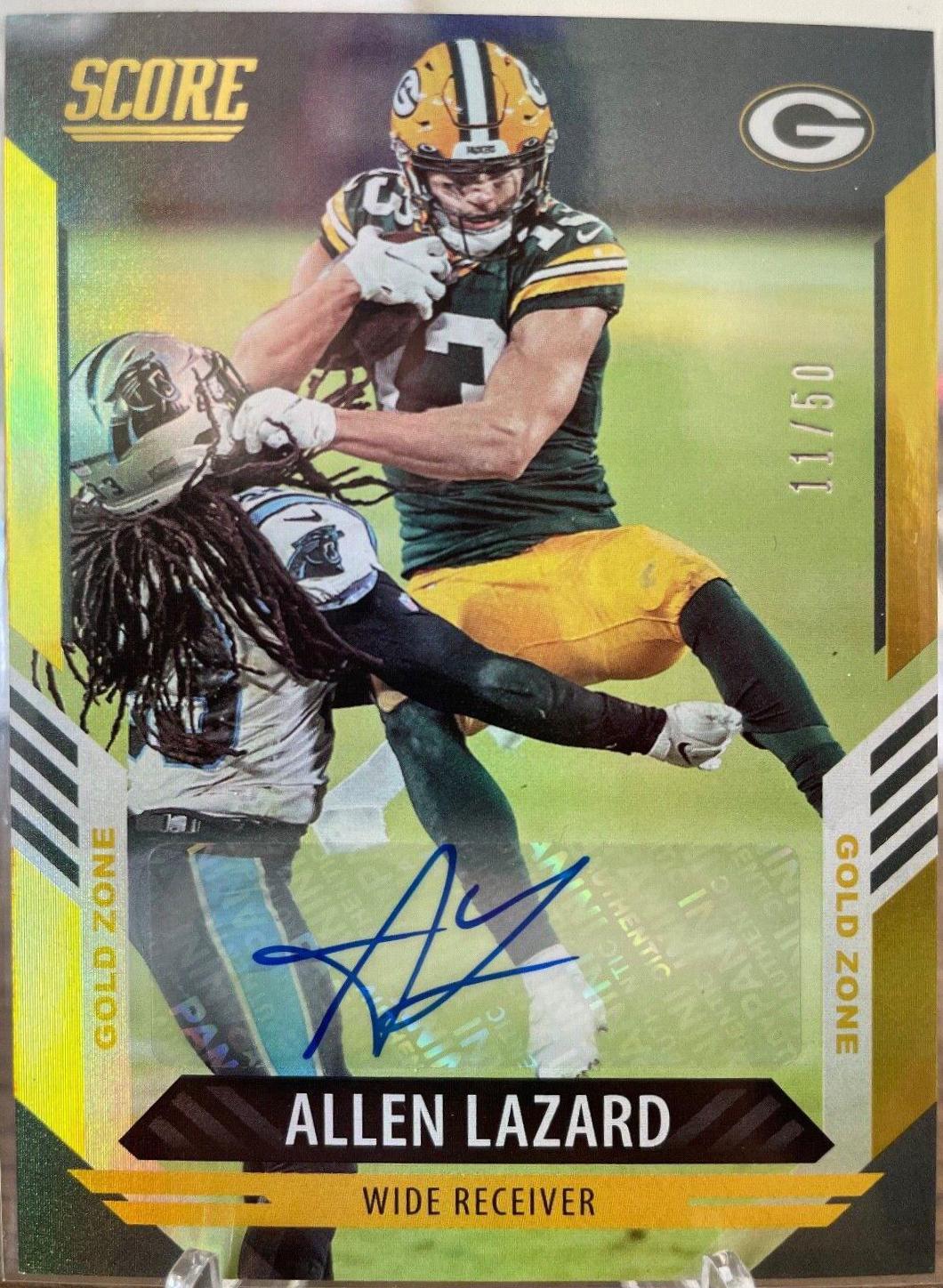 Allen Lazard [Signature Gold Zone] #284