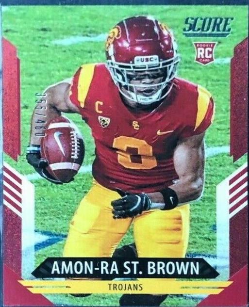 Amon Ra St. Brown [Dots Red] #330