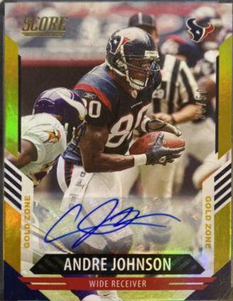 Andre Johnson [Signature Gold Zone] #159