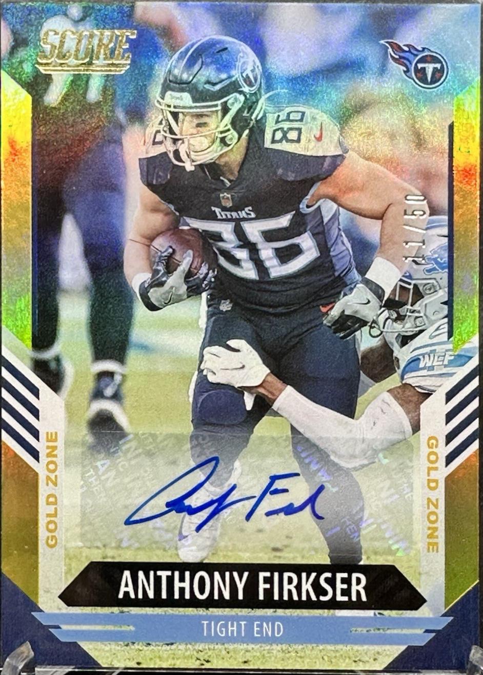 Anthony Firkser [Signature Gold Zone] #186