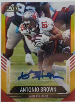 Antonio Brown [Signature Gold Zone] #14