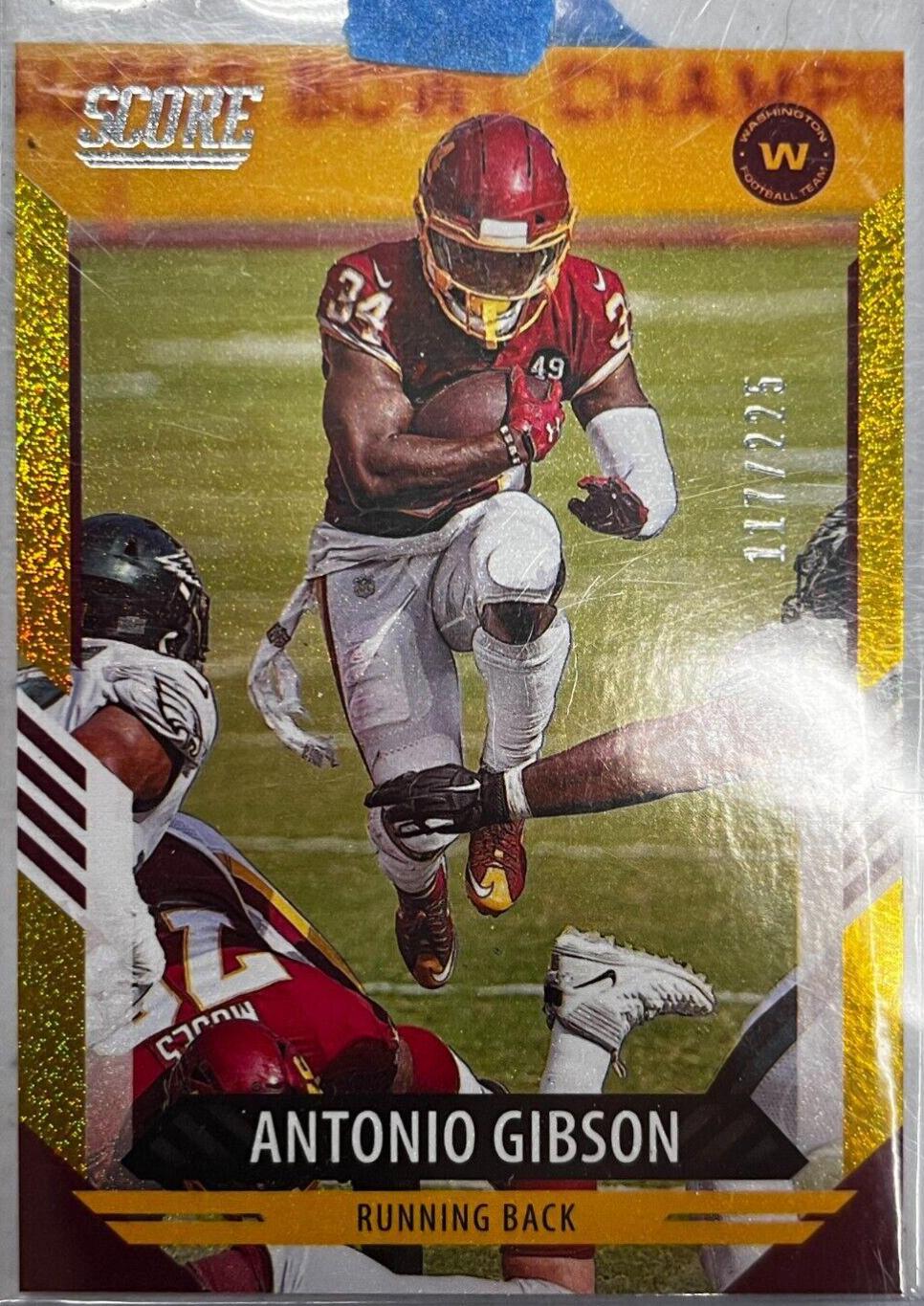 Antonio Gibson [Dots Gold] #80