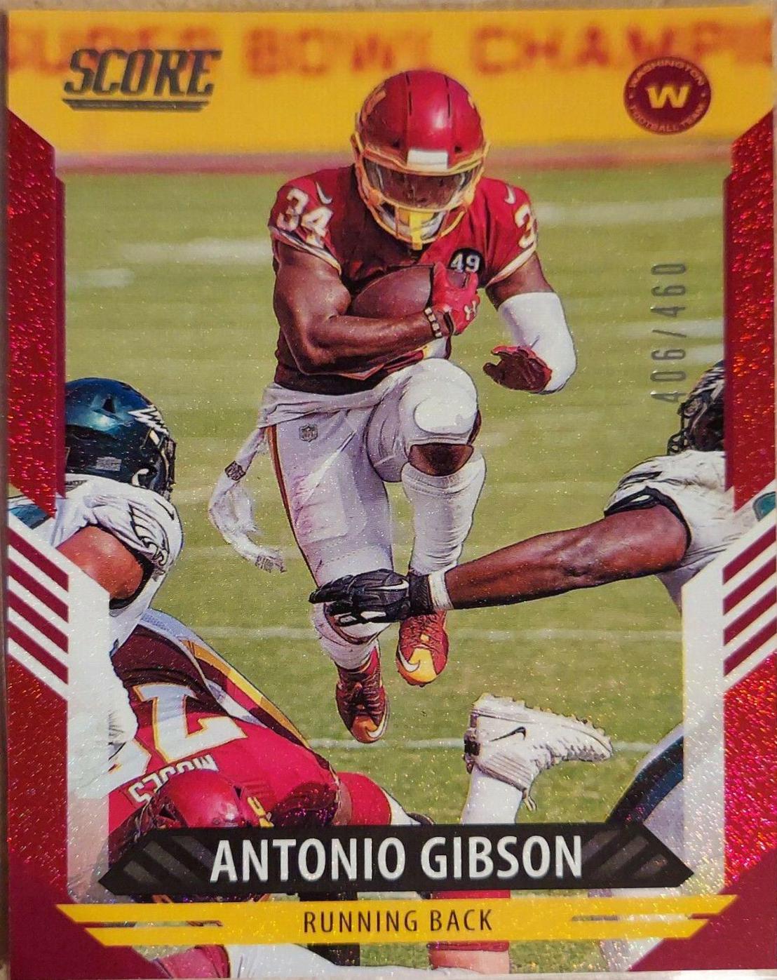 Antonio Gibson [Dots Red] #80