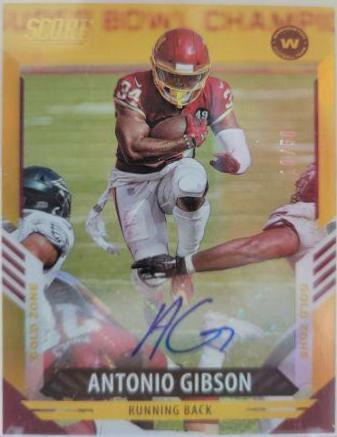 Antonio Gibson [Gold Zone] #80