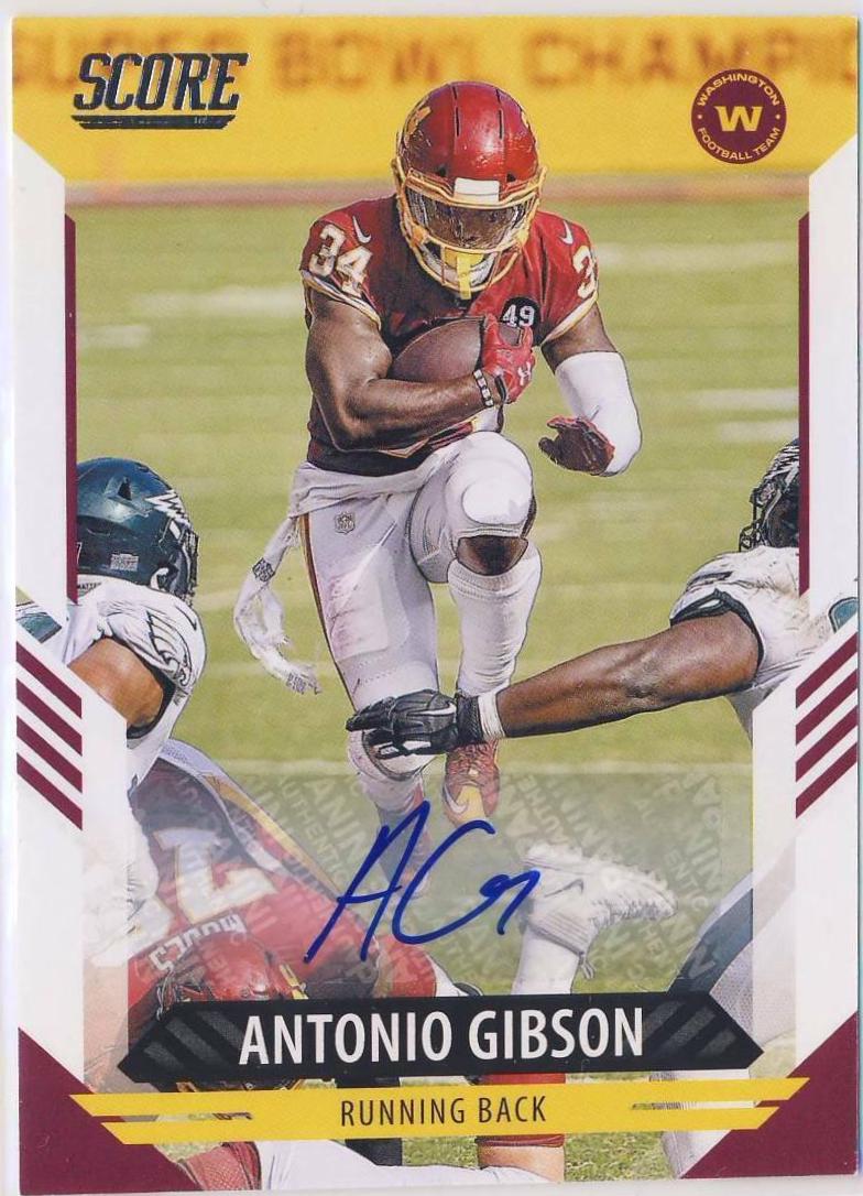 Antonio Gibson [Signature] #80