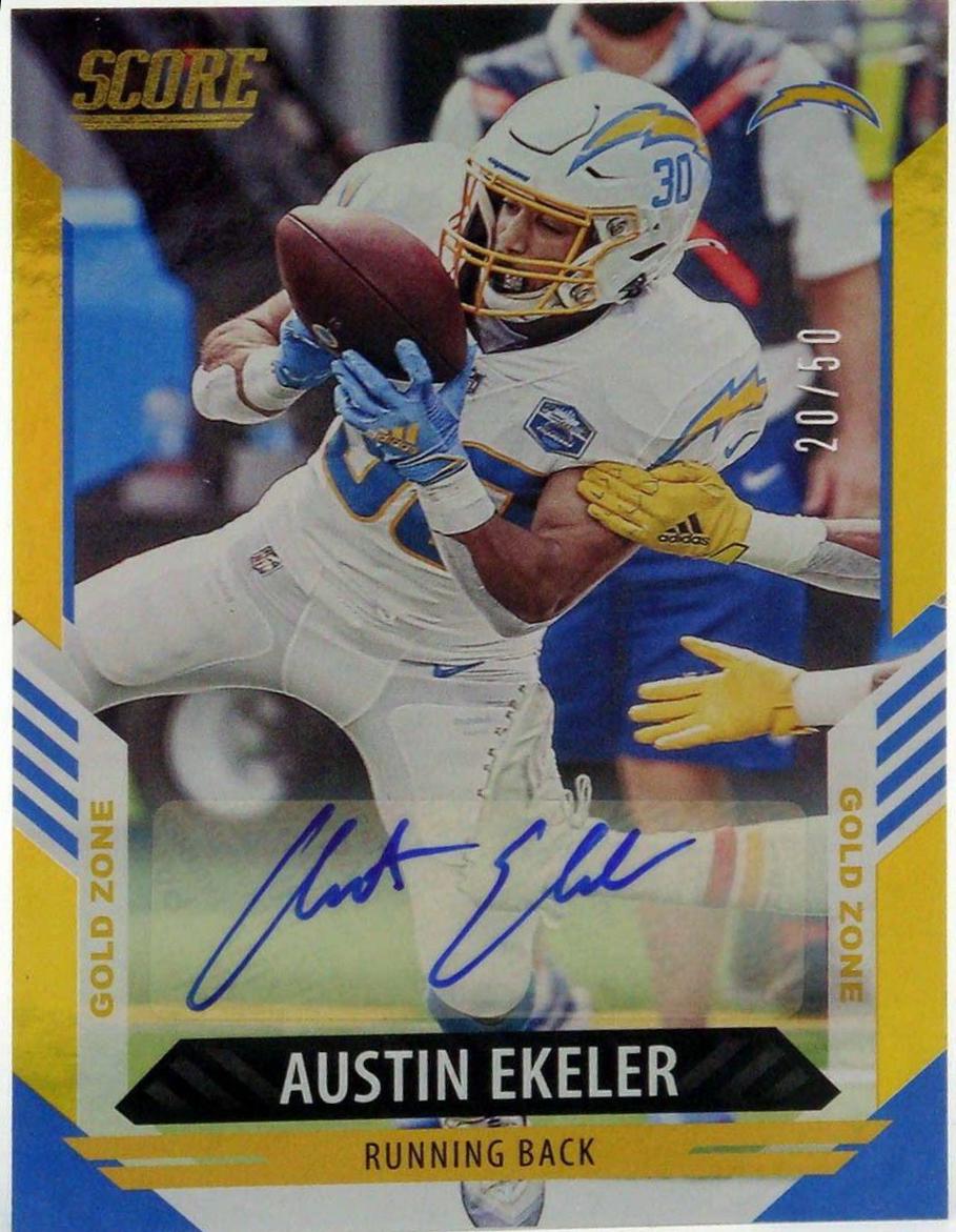 Austin Ekeler [Signature Gold Zone] #235