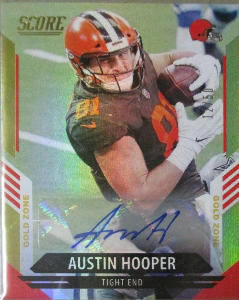 Austin Hooper [Signature Gold Zone] #110