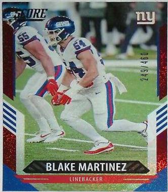 Blake Martinez [Dots Red] #64