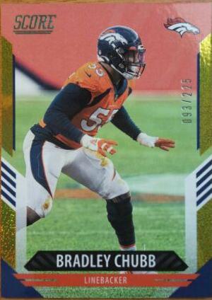 Bradley Chubb [Dots Gold] #222