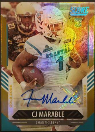 CJ Marable [Signature Gold Zone] #398