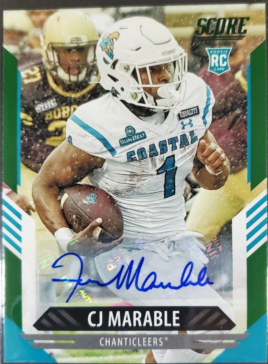 CJ Marable [Signature Green] #398