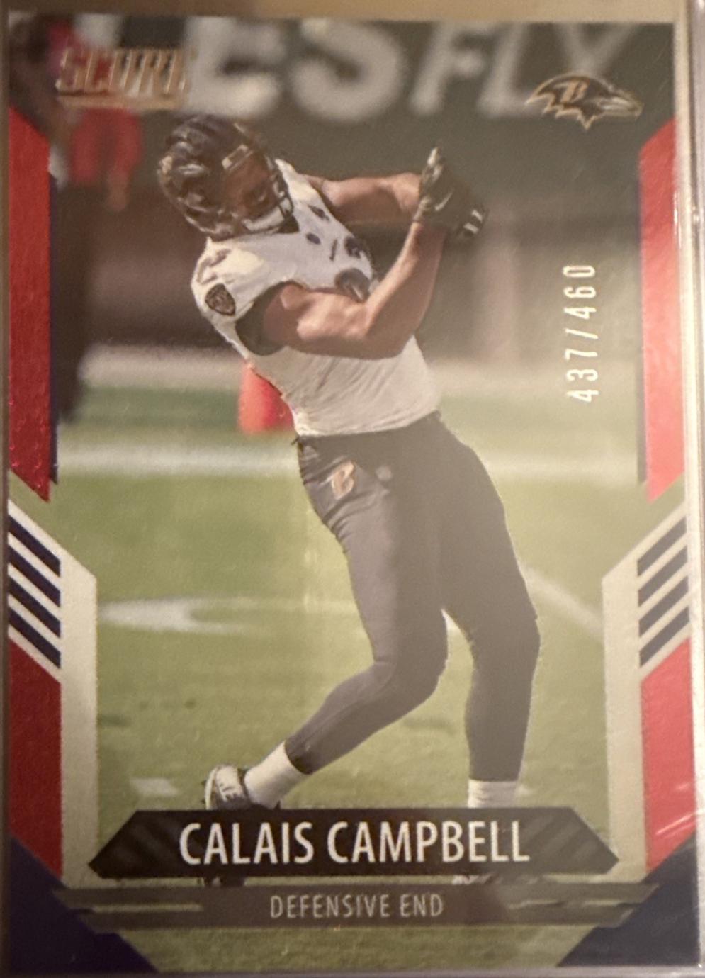 Calais Campbell [Dots Red] #92