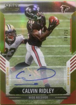 Calvin Ridley [Signature Gold Zone] #191