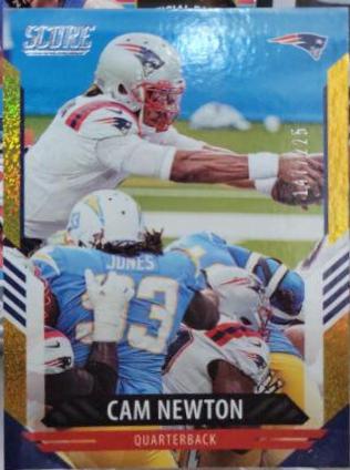 Cam Newton [Dots Gold] #36
