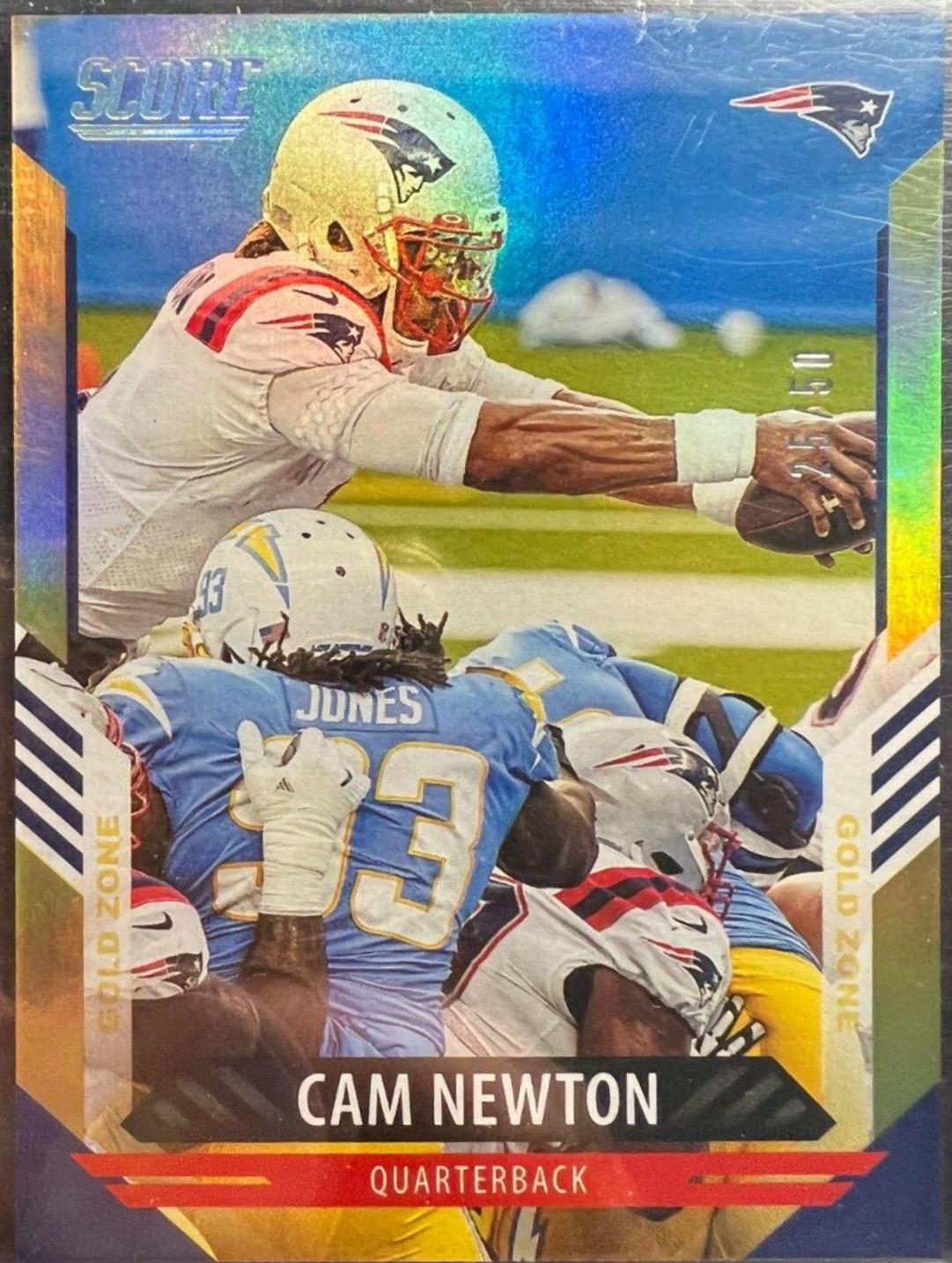 Cam Newton [Gold Zone] #36