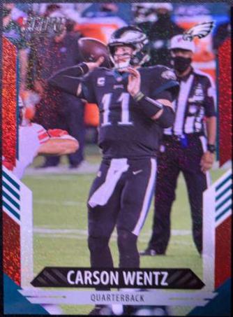 Carson Wentz [Dots Red] #69