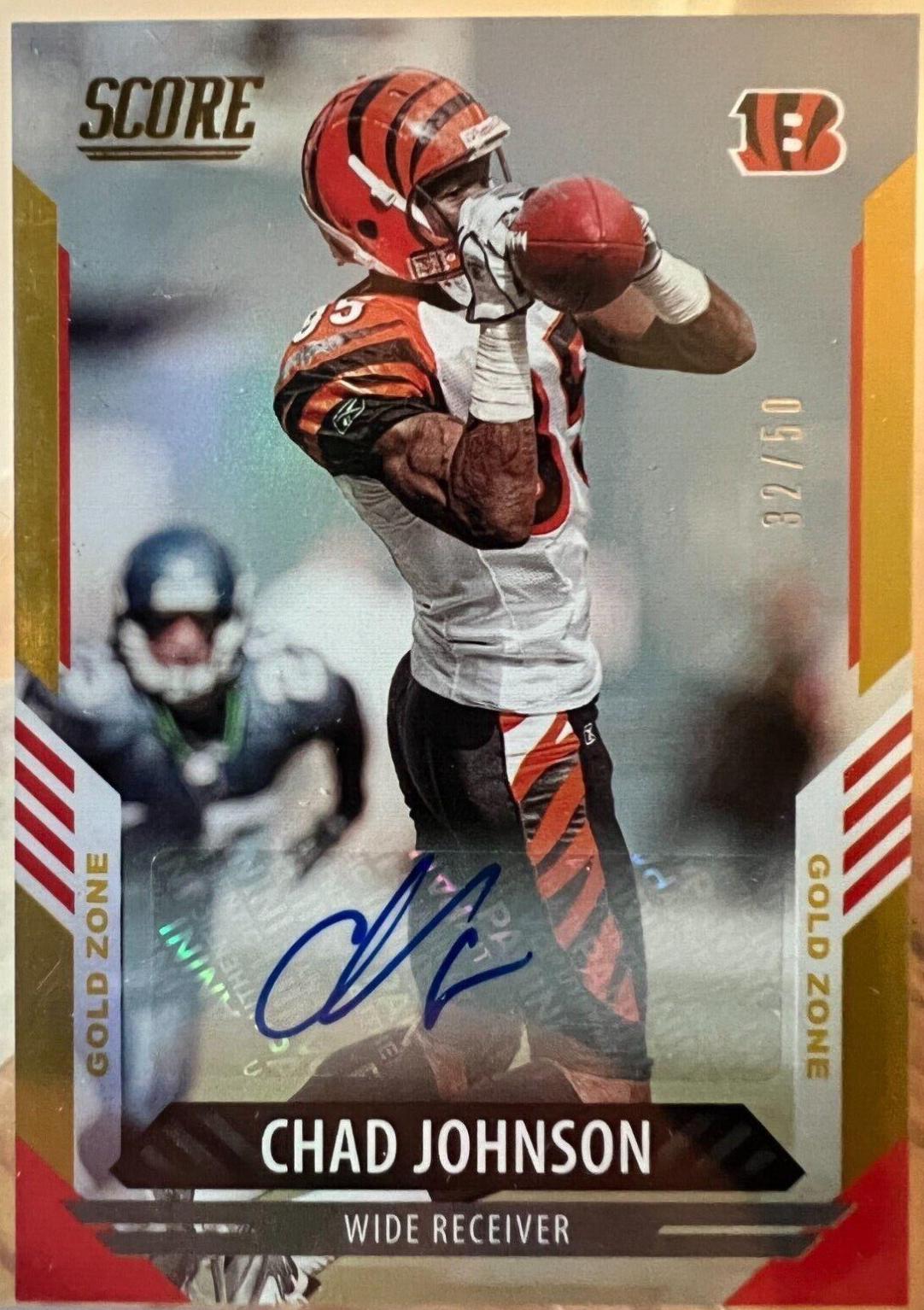 Chad Johnson [Signature Gold Zone] #99