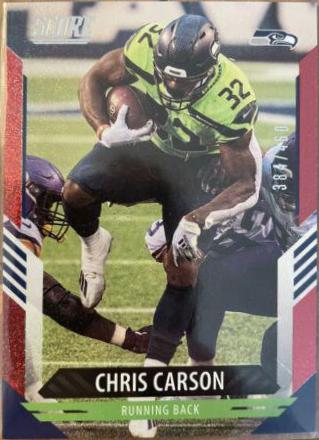 Chris Carson [Dots Red] #269
