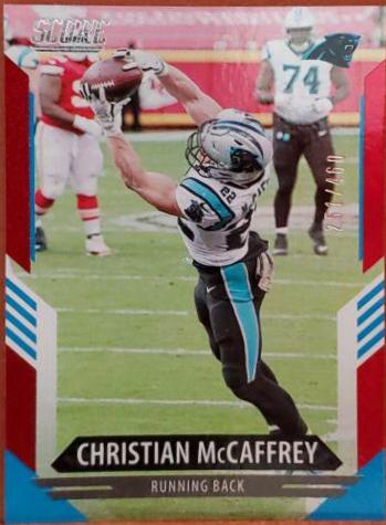 Christian McCaffrey [Dots Red] #200