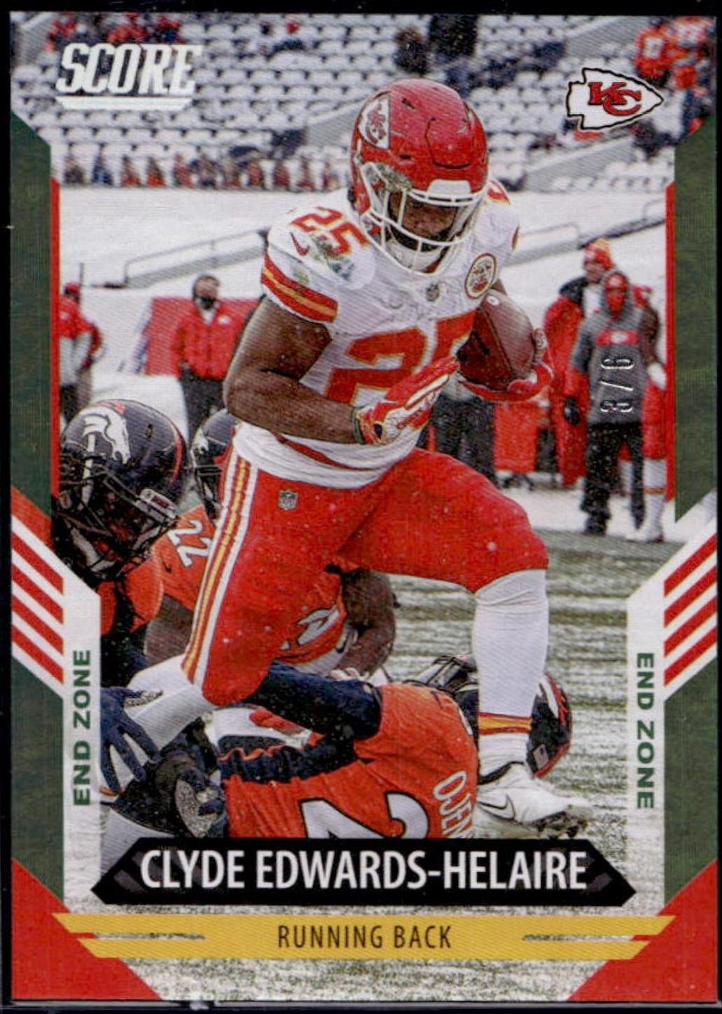 Clyde Edwards Helaire [End Zone] #3