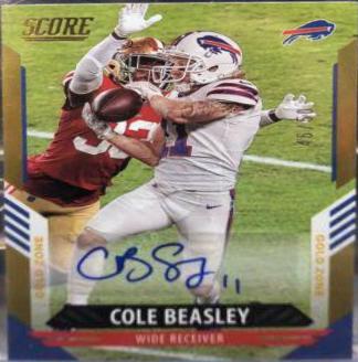 Cole Beasley [Signature Gold Zone] #25