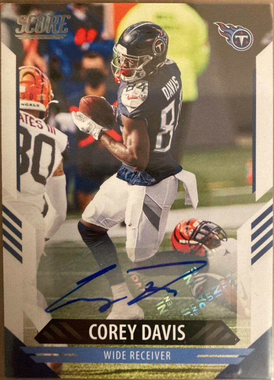 Corey Davis [Signature] #184