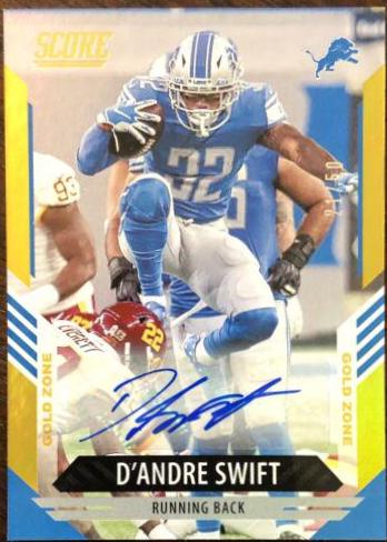 D'Andre Swift [Signature Gold Zone] #133