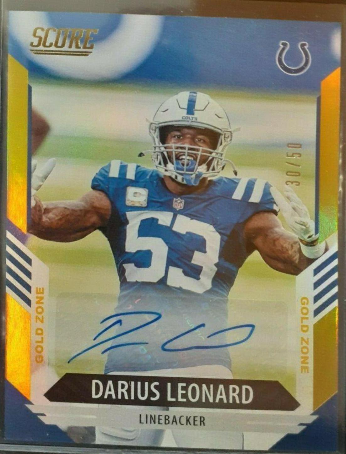 Darius Leonard [Gold Zone] #164