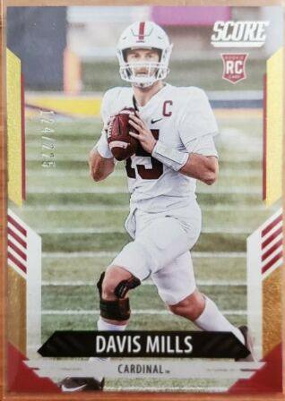 Davis Mills [Dots Gold] #363