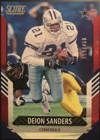 Deion Sanders [Dots Red] #55