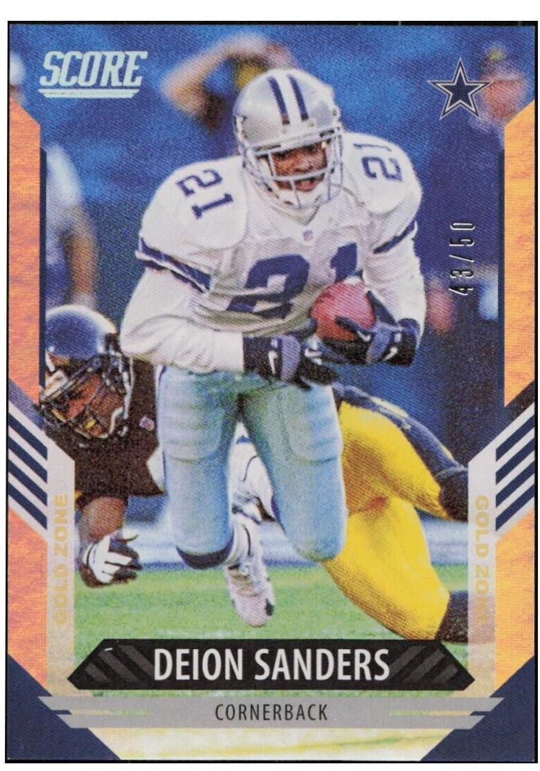 Deion Sanders [Gold Zone] #55