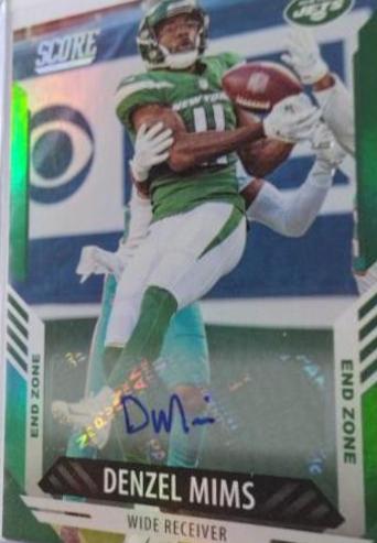 Denzel Mims [Signature End Zone] #48