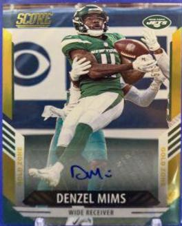 Denzel Mims [Signature Gold Zone] #48