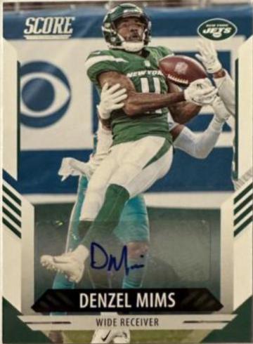 Denzel Mims [Signature] #48