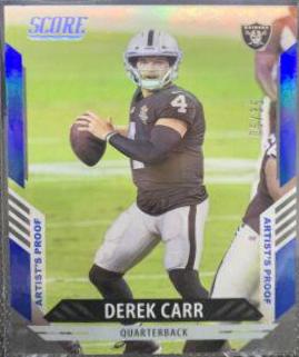 Derek Carr [Artist's Proof] #224