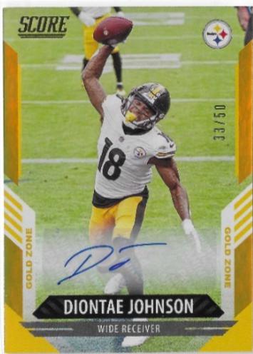Diontae Johnson [Signature Gold Zone] #116