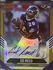 Ed Reed [Signature Gold Zone] #94