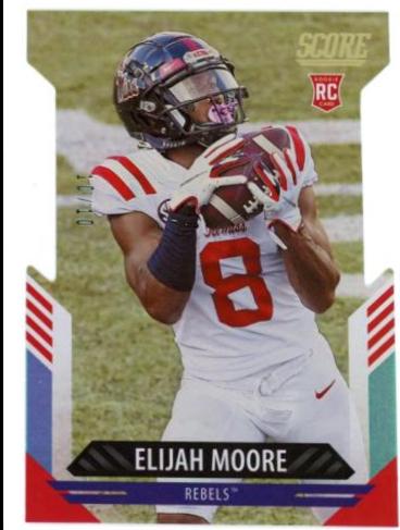Elijah Moore [Die Cut] #337