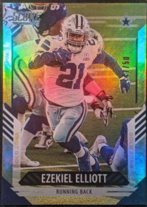 Ezekiel Elliott [Gold Zone] #52