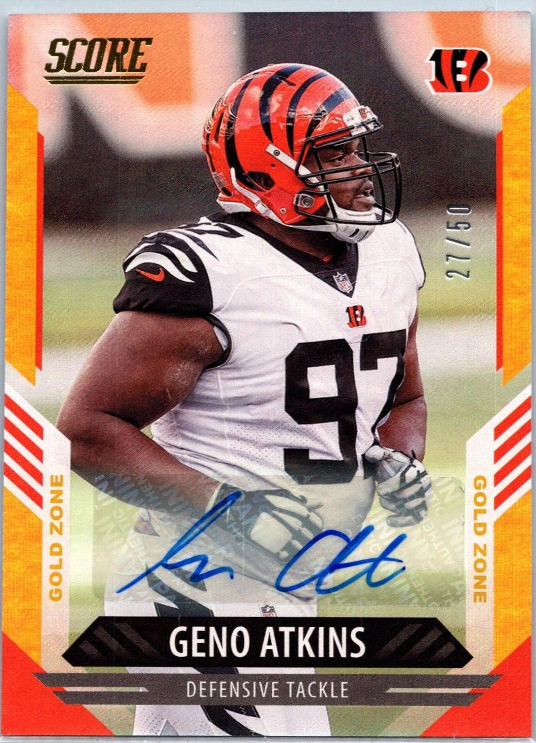 Geno Atkins [Signature Gold Zone] #281