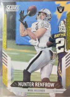 Hunter Renfrow [Dots Gold] #227