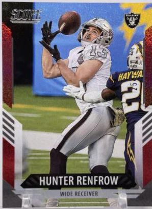 Hunter Renfrow [Dots Red] #227