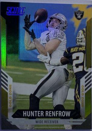 Hunter Renfrow [Gold Zone] #227