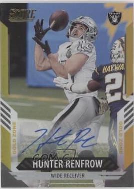 Hunter Renfrow [Signature Gold Zone] #227