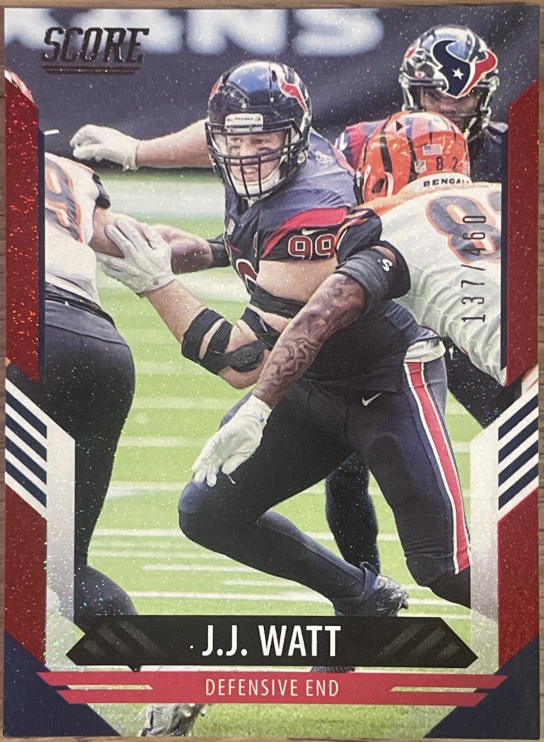 J. J. Watt [Dots Red] #158