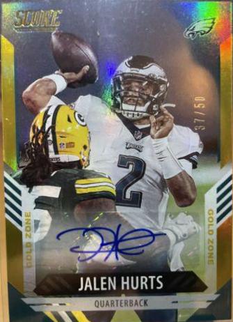 Jalen Hurts [Signature Gold Zone] #73