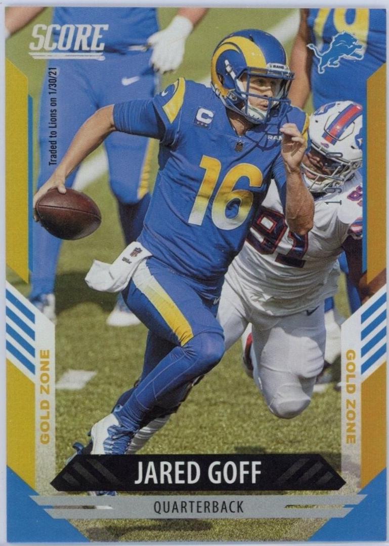 Jared Goff [Gold Zone] #251